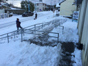 Están previstas nevadas intermitentes hasta el próximo martes.