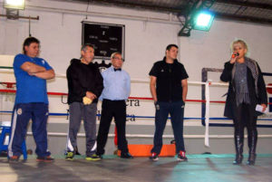 Festival de boxeo por el “Día del Trabajador”.