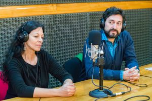 La flamante visita de Josefina Vaca y Walter Bogado, de la Facultad Regional Río Grande.