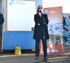 La coordinadora del Clúster de pesca de Tierra del Fuego, e integrante de la UTN, María Fernanda Negri.