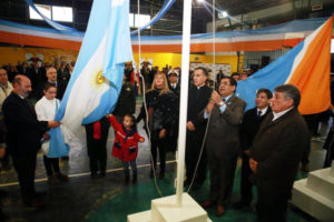 El acto central por el 25 aniversario de la Jura de la Constitución Provincial se realizó en Tolhuin.