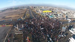 Más de 5 mil personas acompañaron la marcha contra el tarifazo de gas en Río Grande.