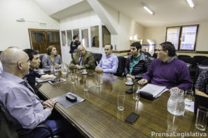 La Legisladora Freites recibió a referentes de las instituciones educativas y al Ministro de Educación, Diego Romero.