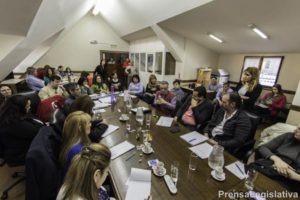 Legisladores se reunieron con el Presidente del IPAUSS, Rubén Bahntje.