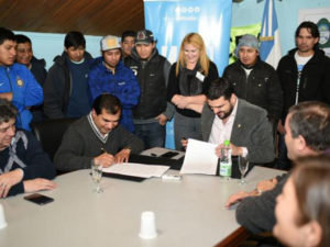 Vuoto y la UOCRA hacia la apertura del primer centro de atención primaria de la salud municipal.