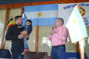 “Si hubiese más gente como Facundo, el mundo sería un poquito más feliz”, dijo el ingeniero Mario Ferreyra, presidente de la sede local de la organización internacional.