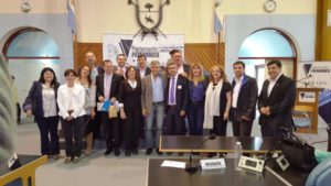 Del encuentro, participaron además, los legisladores Marcela Gómez, Daniel Harrington y Myriam Martínez (FPV-PJ) y Pablo Blanco (UCR-Cambiemos).