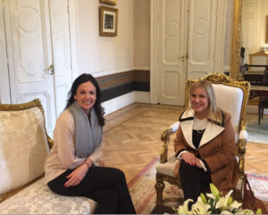 La senadora Miriam Boyadjián mantuvo un segundo encuentro, esta vez en Casa de Gobierno, con la ministra Carolina Stanley.