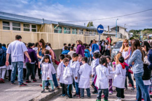 Más de 20 mil estudiantes participaron de simulacros simultáneos.