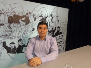 Jonatan Bogado, secretario Adjunto de los no docentes de la UNTDF.