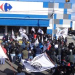 Escrache a supermercados  Gremios se manifestaron contra los aumentos