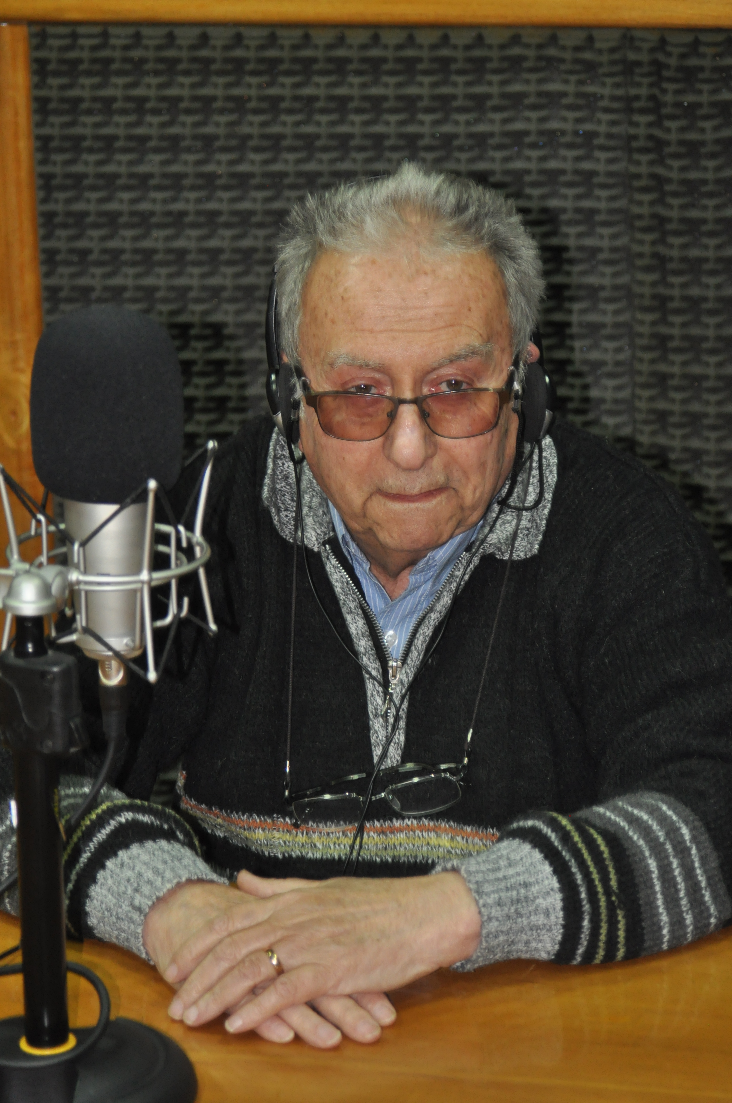 Jaime Marmurek, en su última visita a Radio Universidad.