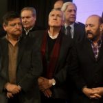 Bertone participó del acto junto a gobernadores no K