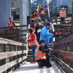 Intenso trabajo de limpieza y refacción en Ushuaia durante el fin de semana