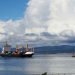 600 toneladas de chatarra fueron cargadas al barco que transporta contenedores