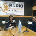 Federico Linetti y Richard Gómez visitaron los estudios de Radio Universidad