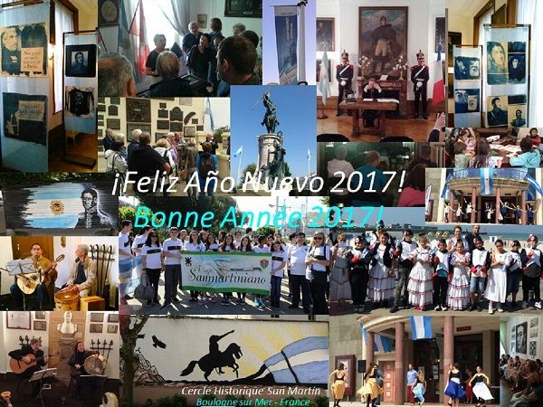 El Círculo Histórico San Martín de Boulogne sur Mer incluyó una foto de alumnos fueguinos.