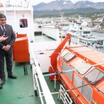 El Hespérides amarró al puerto de Ushuaia