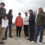 Melella recorrió la obra del nuevo Natatorio Municipal