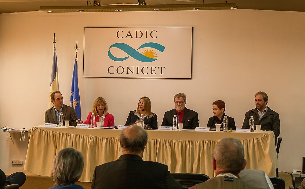 La gobernadora Dra. Rosana Bertone y la directora del SMN Dra. Celeste Saulo, inauguraron la séptima Sesión del Panel de Expertos del Consejo Ejecutivo de la Organización Meteorológica Mundial (OMM).