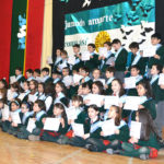 Alumnos del 4to. Grado de la EADEB, prometieron la Bandera