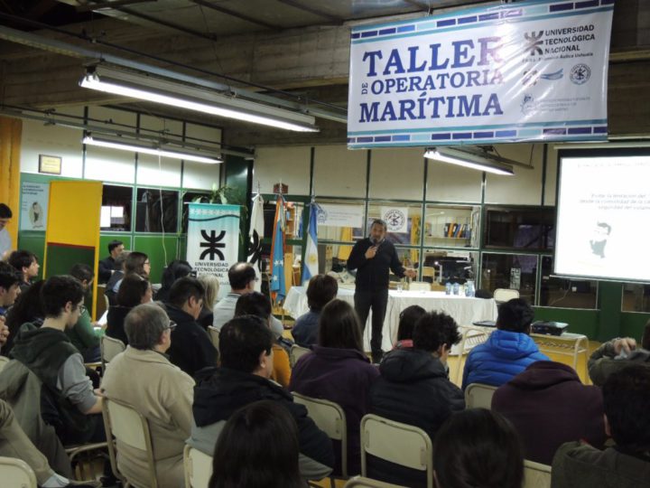 Continúa desarrollándose el Sexto Taller de Operatoria Marítima organizado por la Facultad Regional Río Grande.