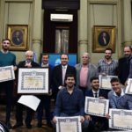 El Senado homenajeó a los campeones mundiales de voleibol