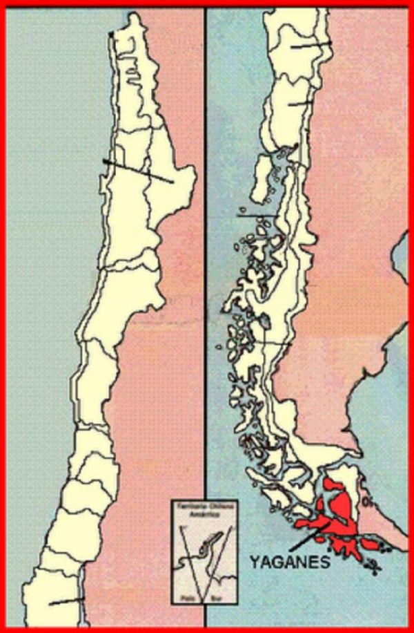 Los Yaganes fueron el pueblo más austral del mundo vivían en los archipiélagos del sur del continente, al Este del Cabo Brecknock, entre el Canal Beagle y el Cabo de Hornos y se dedicaban mayormente a la pesca.