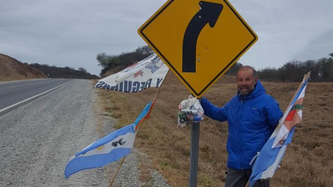 Emilio Sáez llegó a La Pampa