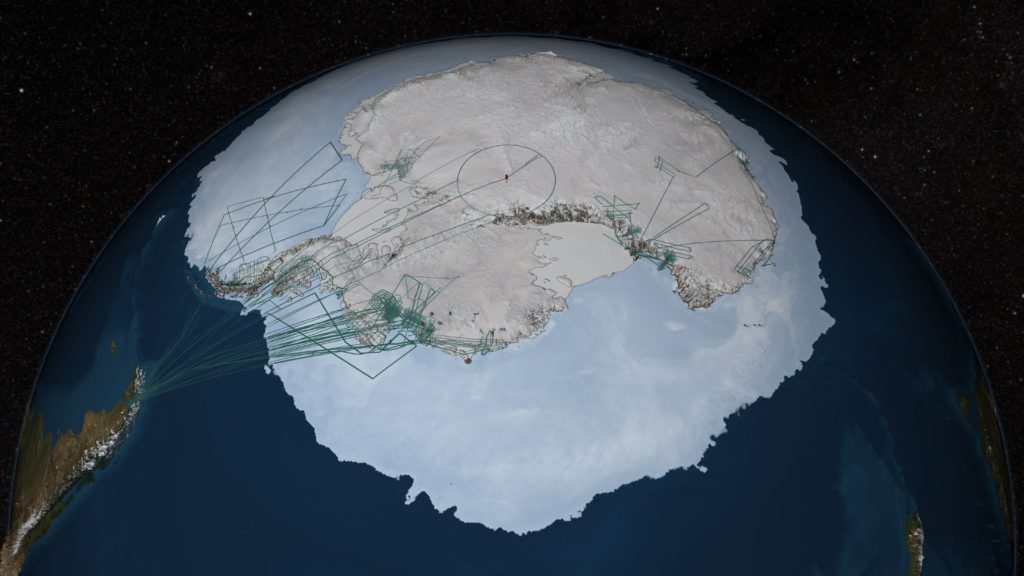 Por primera vez en los nueve años en que se viene realizando IceBridge en el hemisferio sur, la misión lanzará dos series de vuelos consecutivos especializados sobre la Antártida desde dos continentes: América del Sur y Antártida, con dos aviones y equipos de instrumentos.