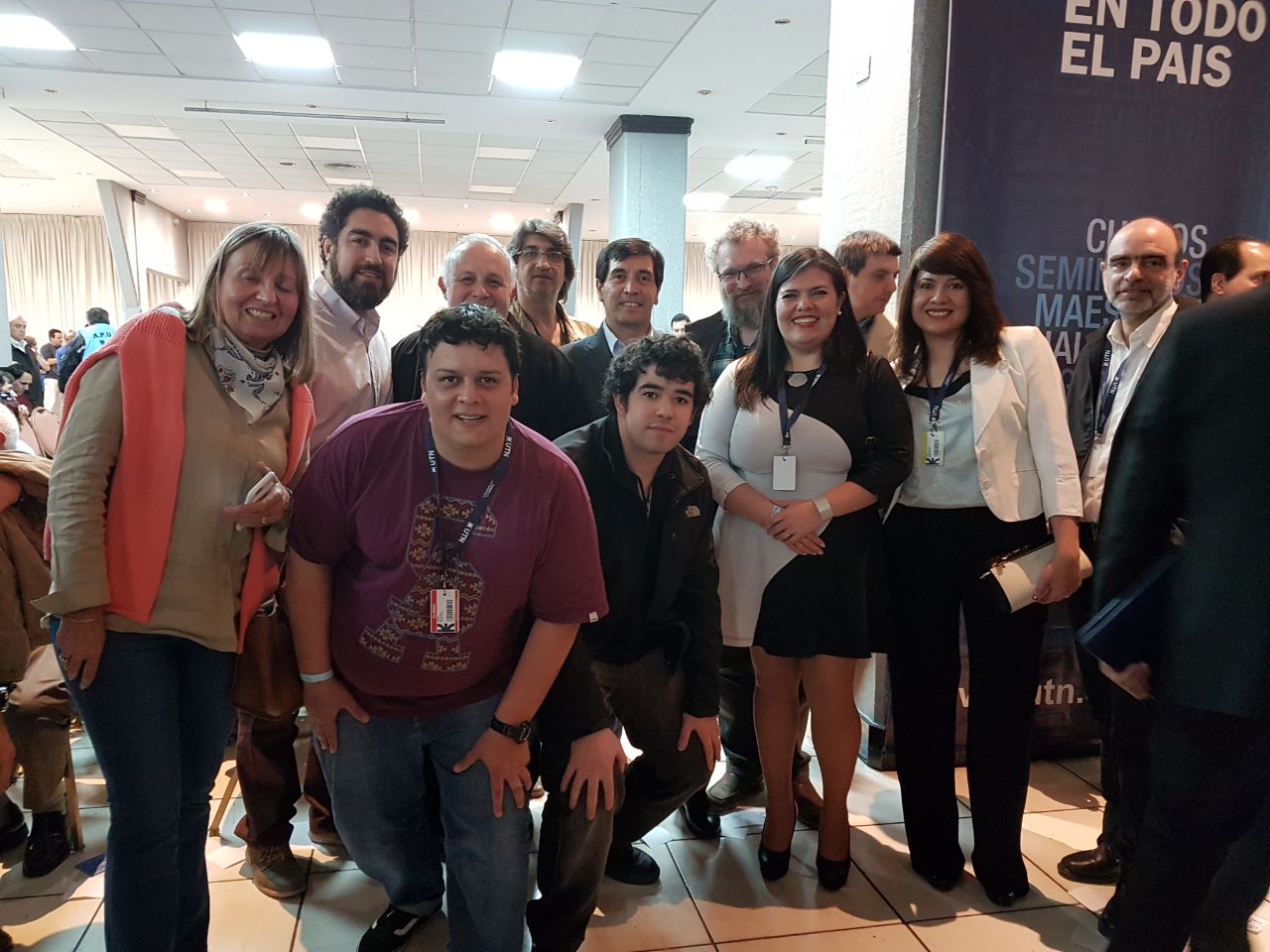 Presencia fueguina. Una gran comitiva de la Facultad Regional Tierra del Fuego dijo presente en la reciente Asamblea Universitaria de la Universidad Tecnológica Nacional.