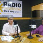 Omar Becerra pasó por Radio Universidad (93.5)