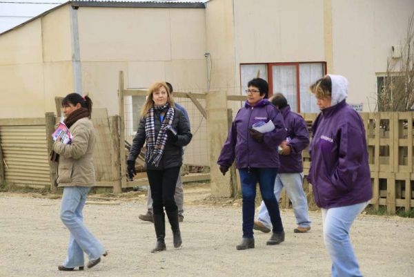 Durante el fin de semana estuvo recorriendo distintos barrios de Río Grande escuchando los pedidos de los vecinos.