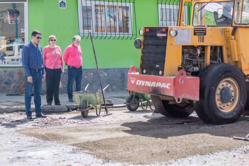 La temporada de obra en la ciudad de Ushuaia se encuentra en plena ejecución.