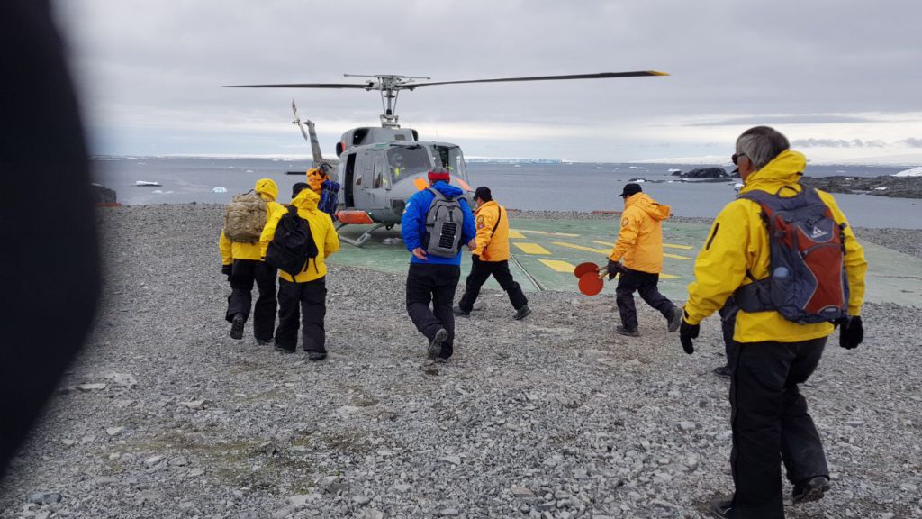 Funcionarios del Gobierno provincial visitaron las bases antárticas