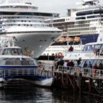 Temporada de cruceros a pleno en el puerto del fin del mundo