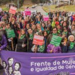 Las mujeres marcharon por las calles de Ushuaia