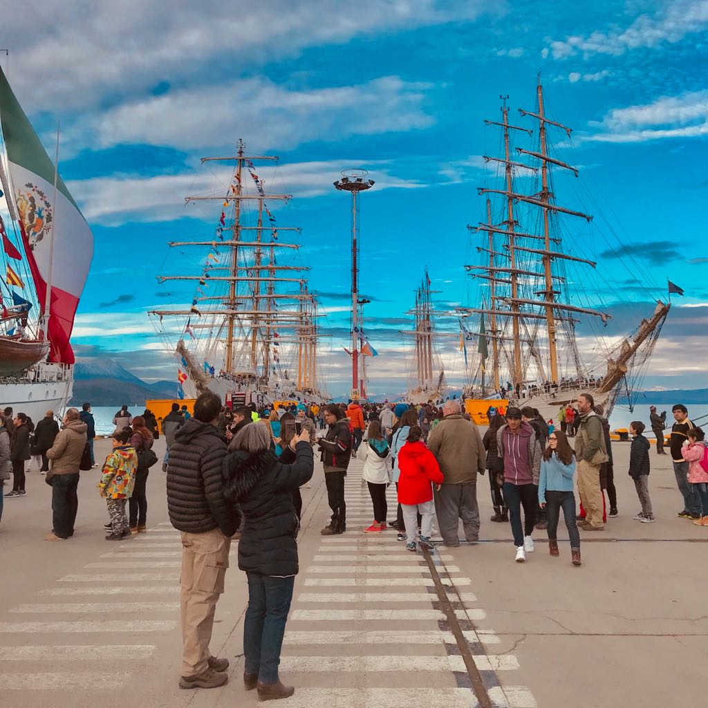 Más de 33 mil fueguinos visitaron los veleros latinoamericanos