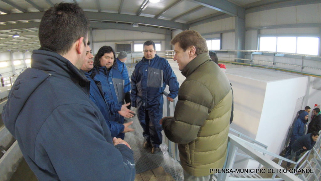 Melella anunció que ya está en marcha la nueva planta potabilizadora de agua.