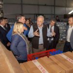 La gobernadora recorrió la planta de producción y envasado “Agua del Fagnano”