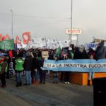 La Multisectorial se movilizó en Río Grande bajo el slogan “Seguir viviendo en TDF”