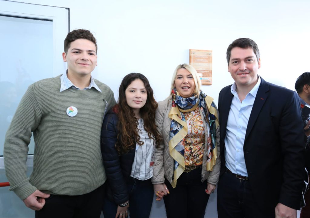 Bertone y Martín Pérez inauguraron el DIAT ‘Espacio Joven’.