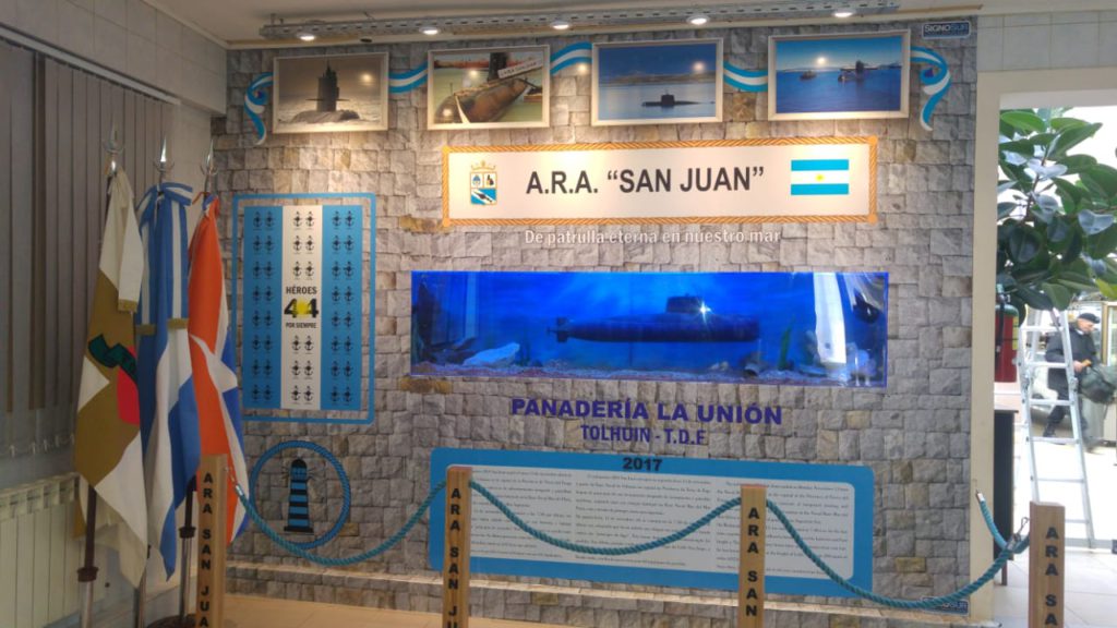 Panadería La Unión inauguró obra en memoria de los 44 tripulantes del ARA San Juan