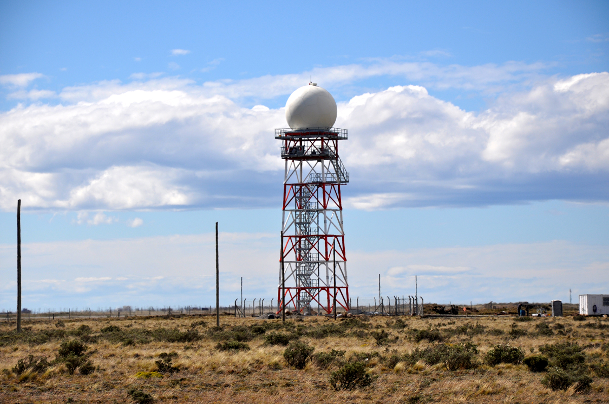 Se instaló en Tierra del Fuego un radar meteorológico.