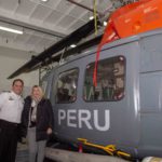 Bertone visitó el buque peruano BAP Carrasco