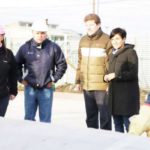 Melella y Cubino recorrieron la obra de la plaza integradora ‘ARA Guaraní’