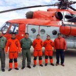Arcando resaltó la importancia de vincular a la Antártida con helicópteros