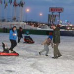 Se inauguró la pista de patinaje en el Cono de Sombra