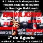 A dos años de la muerte de Santiago Maldonado, habrá actividades en la provincia esta tarde