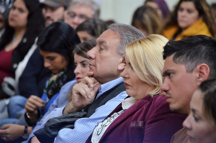 El Decano de la Facultad Regional Tierra del Fuego, Mario Ferreyra, y la Gobernadora Rosana Bertone también dijeron presente en el evento.